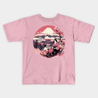 JAPANESE WOMAN Kids T-Shirt